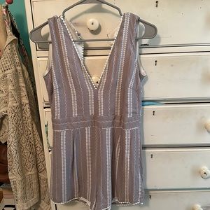 Light purple BP romper